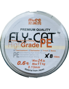Pintas valas Fly-Cat 8x PE 150m