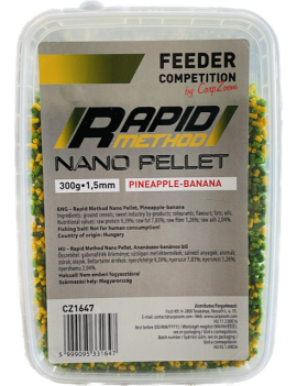 Peletės FC RAPID Method Nano Ananasas/Bananas 1,5mm 300gr