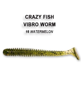 Guminukai Crazy Fish Vibro Worm 2" 50mm