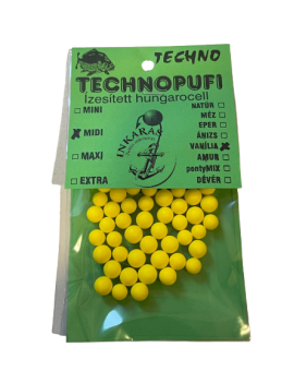 Dirbtinis masalas TECHNOPUFF Pop-up 7mm ( Geltoni, vanilės kvapas )